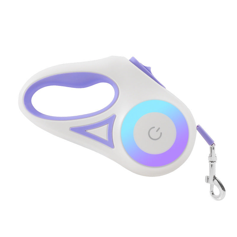 Luminous Retractable Nylon Pet Leash