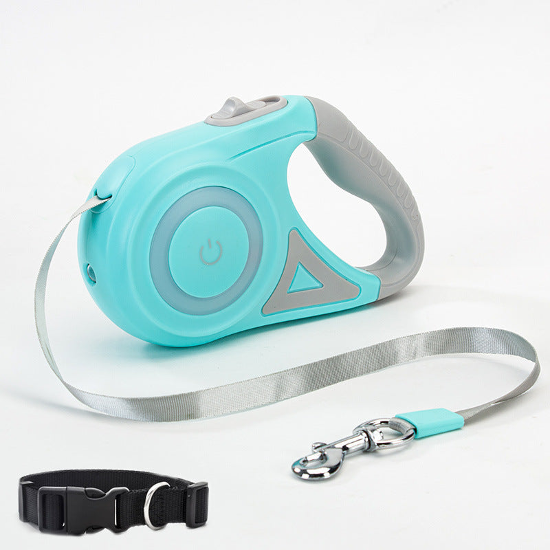 Luminous Retractable Nylon Pet Leash