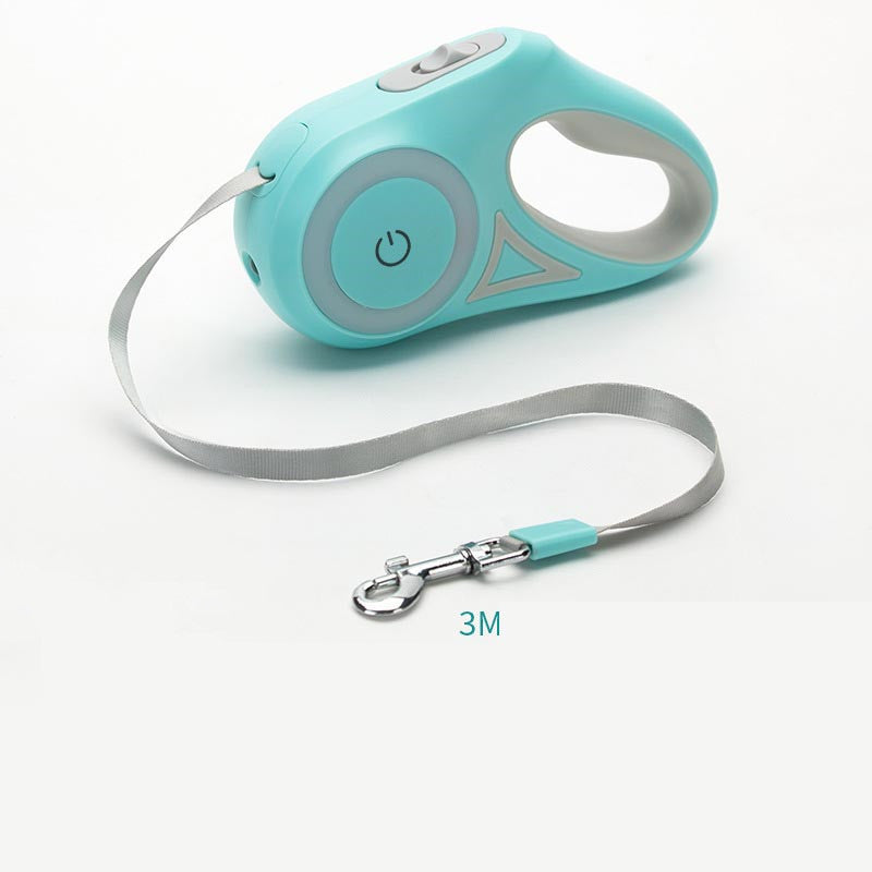 Luminous Retractable Nylon Pet Leash