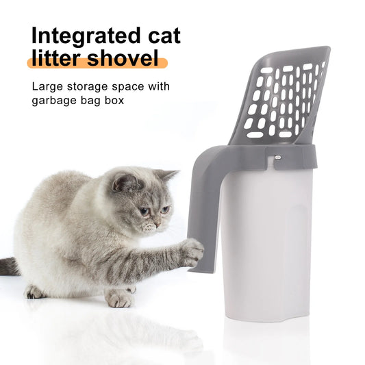 Cat Litter Shovel Scoop with Refill Bag