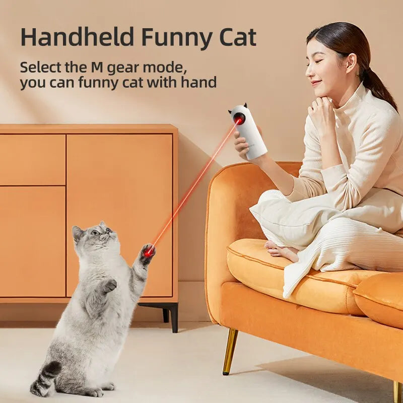 Automatic Interactive Laser Pet toy for Indoor Cats, Kittens, and Dogs