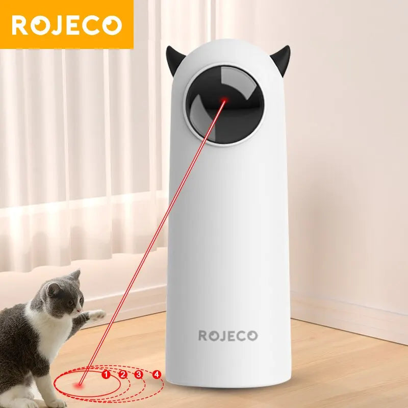 Automatic Interactive Laser Pet toy for Indoor Cats, Kittens, and Dogs