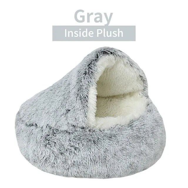 Cozy Pet Bed with Cover Round Cat, small dog Bed