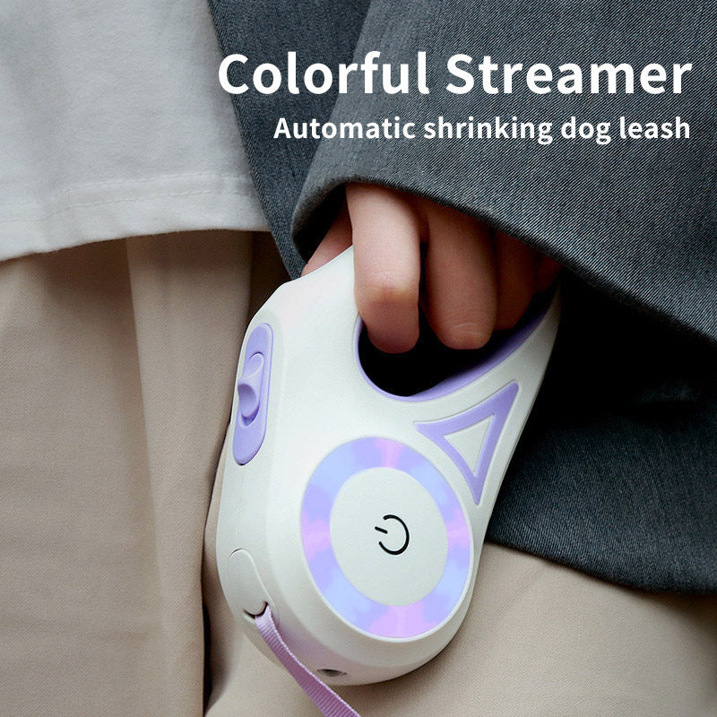 Luminous Retractable Nylon Pet Leash