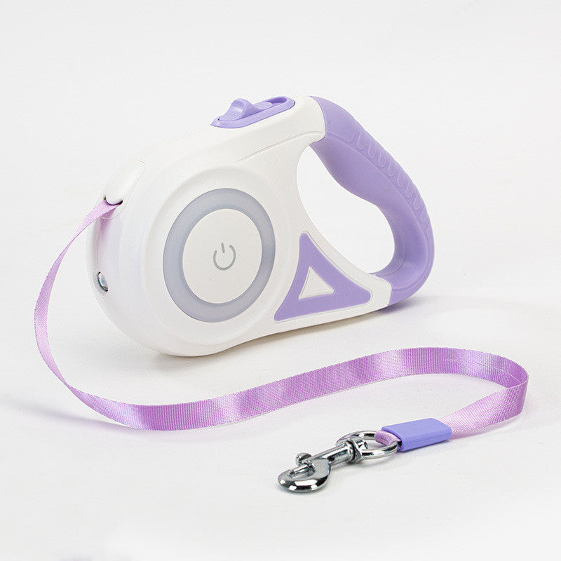 Luminous Retractable Nylon Pet Leash