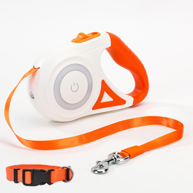 Luminous Retractable Nylon Pet Leash